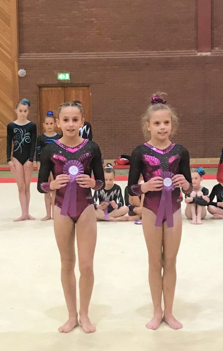 Mia Evans And Annabelle Shaw Park Wrekin Gymnastics 